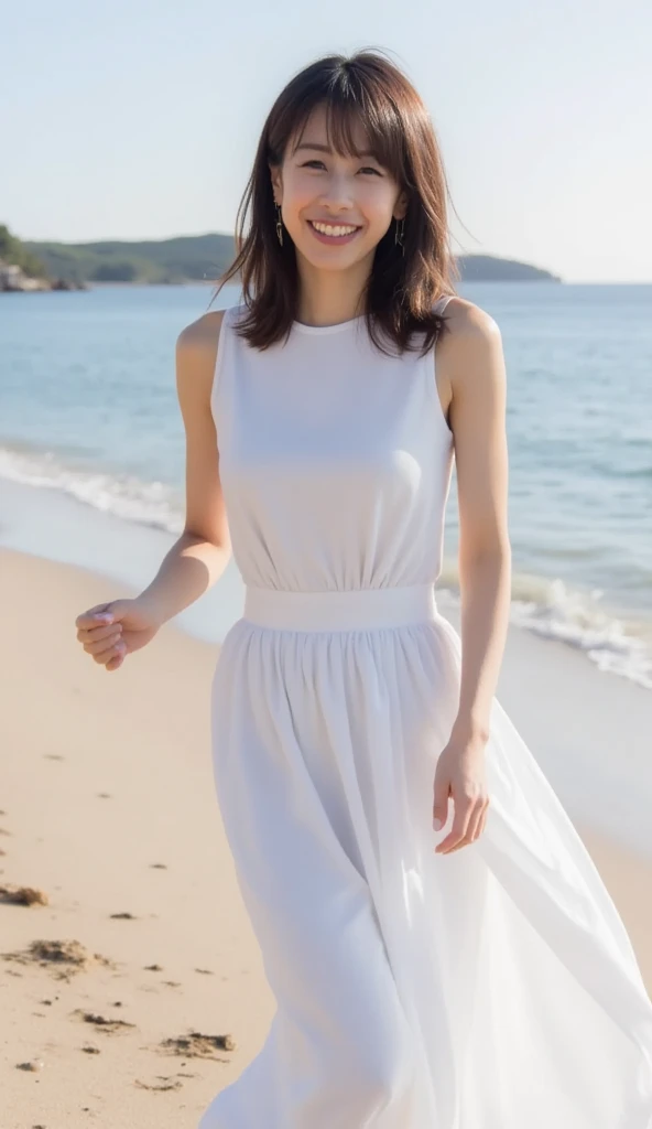 one-piece dress white summer