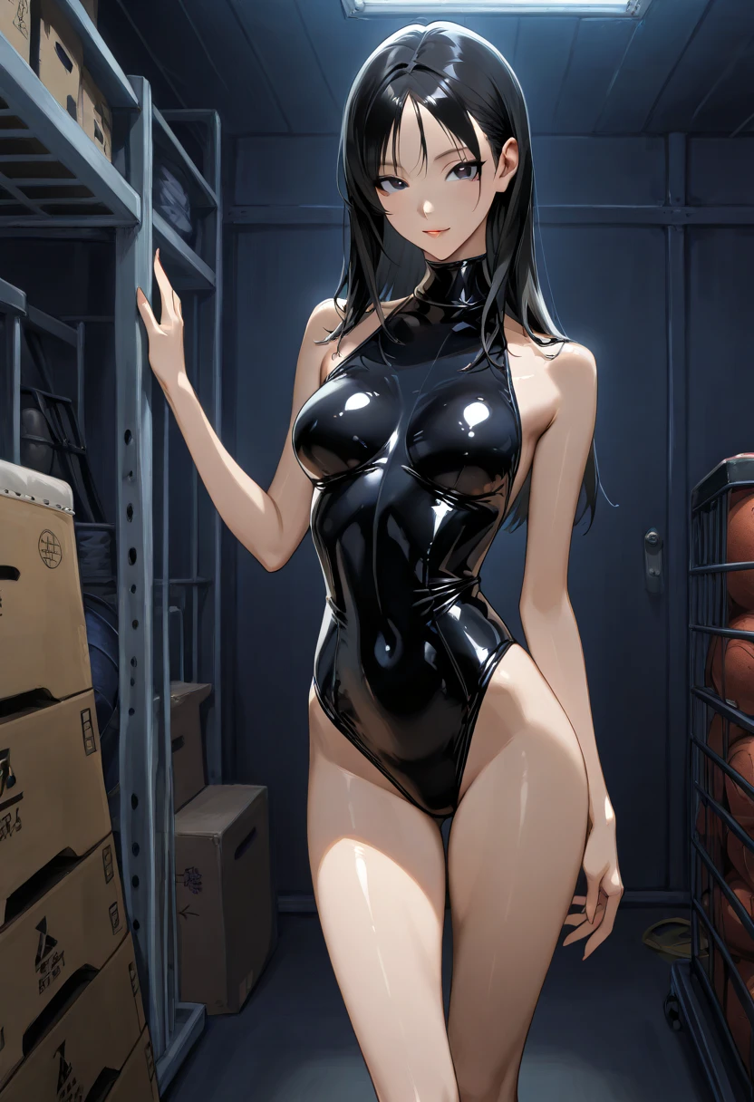 A woman leaning against the door posing for a photo, The head is not exposed，Wearing half-sleeved upper body，[ 4K realism ]!!, [ 4K realism ]!!!, [ 4K digital art ]!!, Realistic shadow perfect body, realisticlying!!!!!!! art-style, photorealistic anime, by Shitao, Popular topics on cgstation, Casual pose, realistic anime 3D style