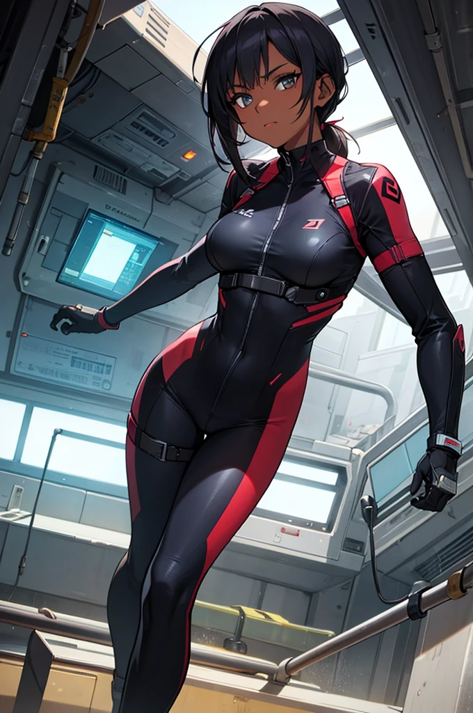 curvy thick, Miranda Lawson in her starship
