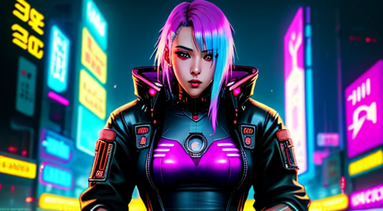 (Altamente detalhado: 1.2), (Canon EOS R6 melhor qualidade: 1.2), (8k: 1.0), (emb-rrf-baixo: 1.0), (A bunch of big black tattoos on the cyber head open in the middle showing the inside, rosto detalhado, Hyper-detailed eyes and high-tech sunglasses with holographic display 1.2), sharp focus (Foto premiada: 1.2), (subsurface scattering: 1.2), (subsurface scattering: 1.2). 1.1) (Um belo ciborgue ultra-detalhado: 1.2), ( Cabelos hiperdetalhados: 1.2), (corpo maravilhoso: 1.2), (corpo completo: 1.2), (dynamic posture :1.2), neon glow, (detailed cybernetic eyes:1.1), primeiro plano (hiperrealista:1.2), RPG, estilo cyberpunk 2077, dramatic lighting, (Paisagem urbana futurista altamente detalhada:1.2), (Science fiction: 1.2). 1.2), fotografia de retrato profissional, por wlop greg rutkowski jeffrey simpson alphonse mucha
