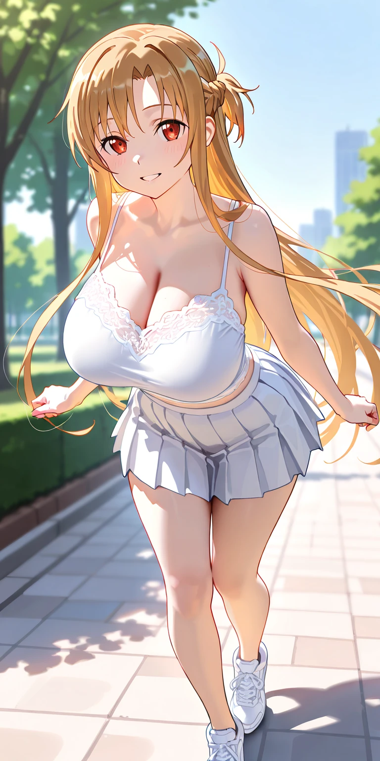 A girl with huge breasts masturbates while blushing in a garter belt on a Ferris wheel、On all fours、Using a dildo、Ahegao、Landscape