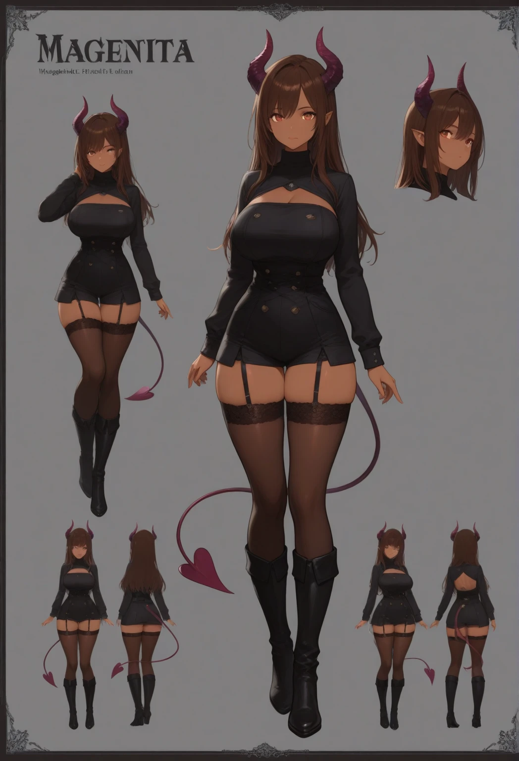 Furry style, Furry art, stop, Appearance of the character must be anthropomorphic and cat-looking, standing, model sheet for comcept art, photo with only the photo of a woman in two forward and back positions, using a staff, full-body concept art front and back, even costumes, powerful slightly fat female sorceress, extremely detailed artgerm, Fanart Best Artstation, commission for high