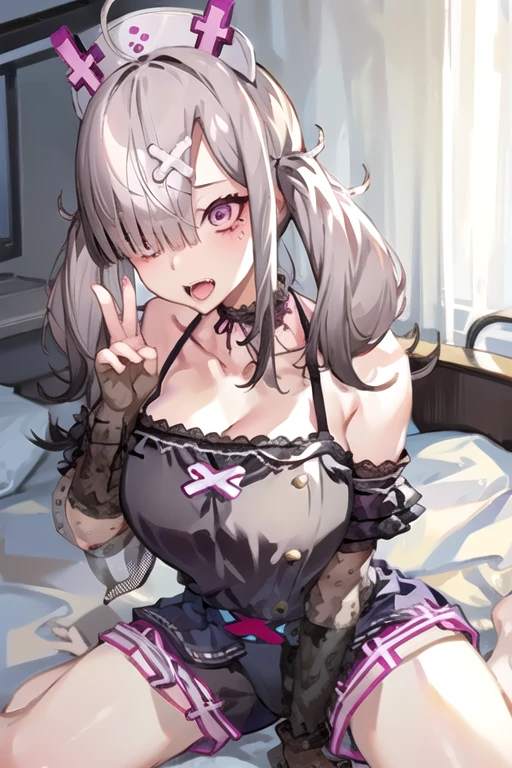 Browsing Caution,Klein Lake,hair ornaments,Long Hair,ponytail,ウェーブhair ornaments,Pink Hair,one piece,Long dress,Long sleeve,White sleeves,Frilled frilly skirt,Ruffle sleeves,detached sleeves,shoulder,masterpiece,Highest quality,High resolution,shy,blush,Rest your mind,Weaknesses,(Wet:1.5),is open,Sex slave,sexual therapy,rape,rape,Cuckold,Improper behavior,My body is shaking,Disgust,joy,I feel it,Heart symbol