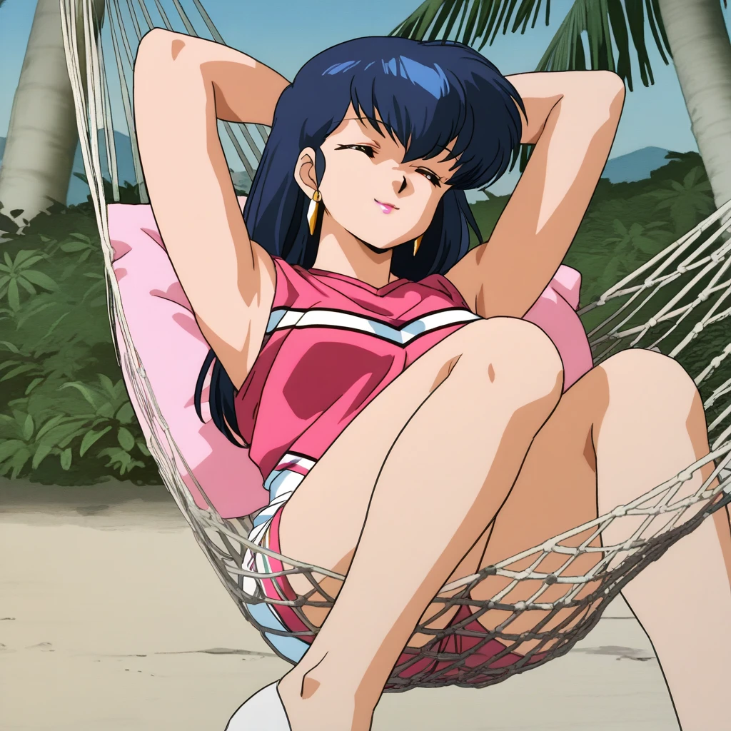 kyoko,score_9,score_8_upper,score_7_upper,sauce_アニメ,One girl,alone、Micro Bikini,Spread your legs,Lying down,Sad face,:d,arms_behind_return,rope、Bondage、Tie up、Rural landscape、