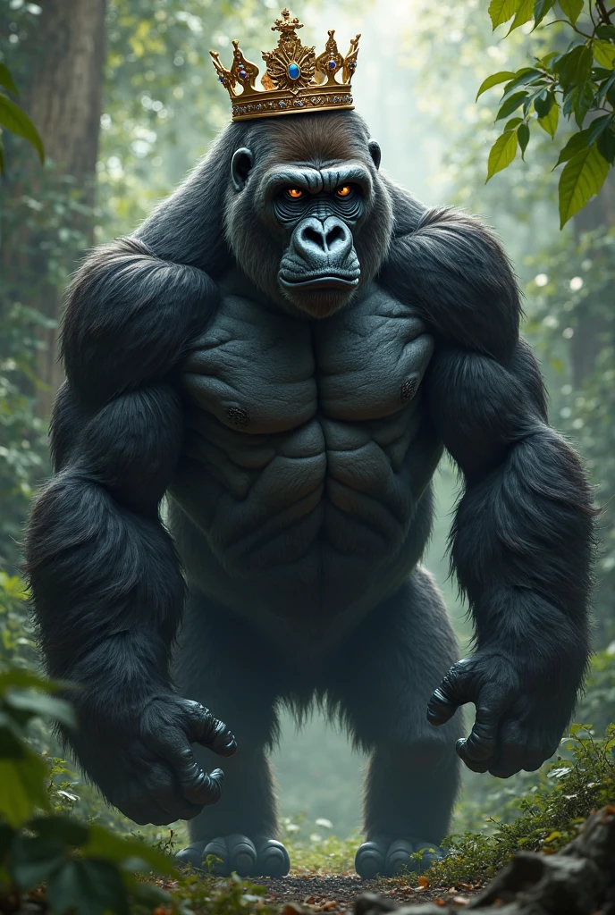 gorilla,3 days left in background