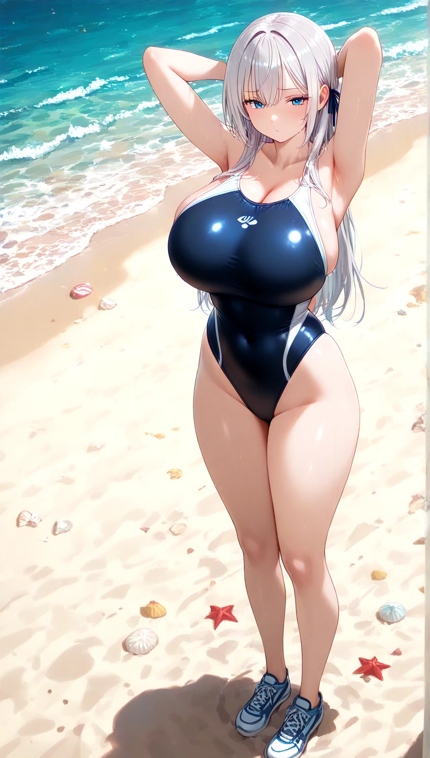 Ultra photorealistic, super lascivious melting two, bun hair, cuteness pop yuri style, sticky intertwined body, huge , cuddling, ahegao , wet, naked, cle penetration, tentacle rape, heavenun beach, super detailed drawing