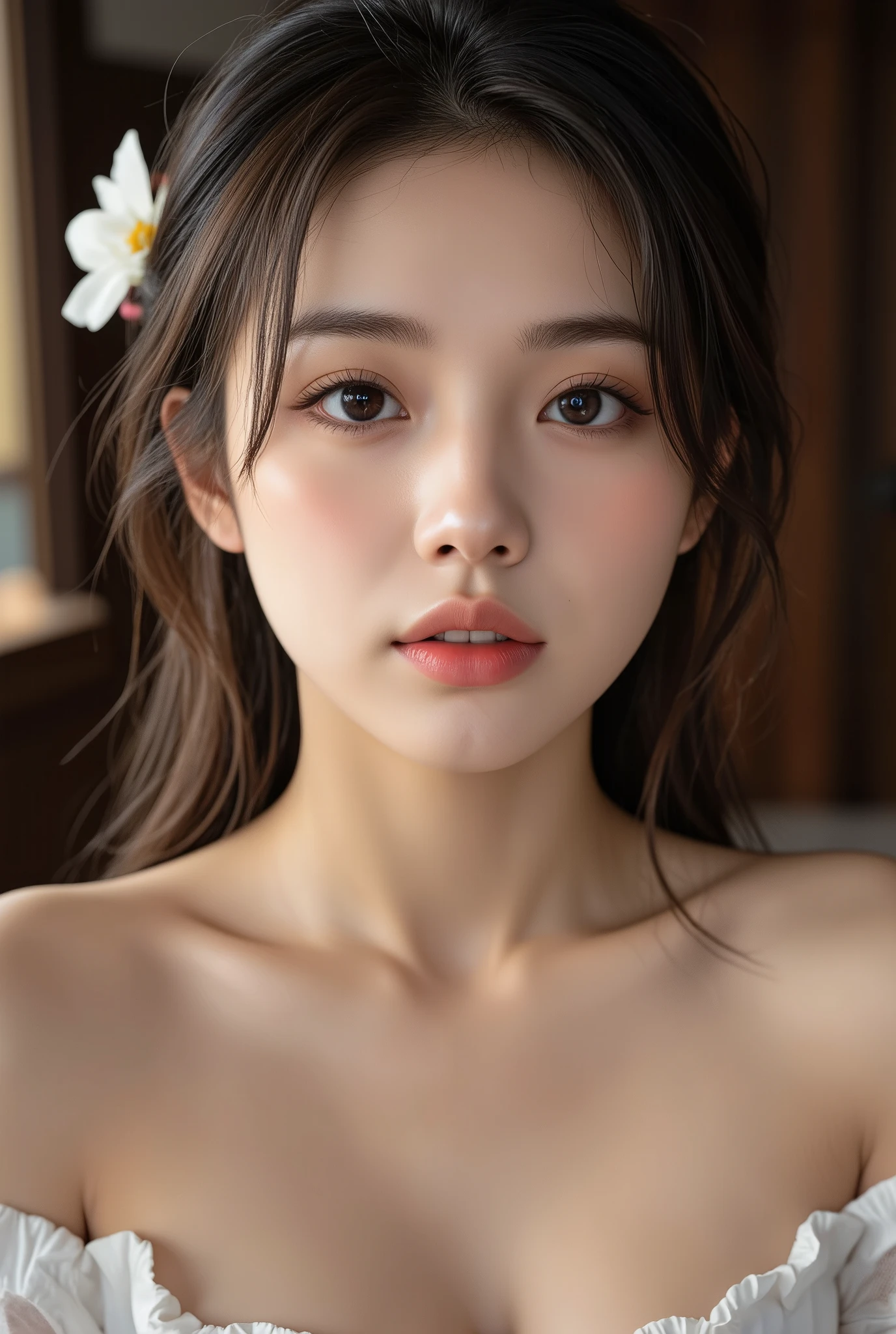 (Capolavoro , best quality:1 . 2),natural skin texture, precise facial features, realistic expression, natural lighting, professional camera quality (DSLR), photorealistic style, resolution 4k, full body, chinese girl