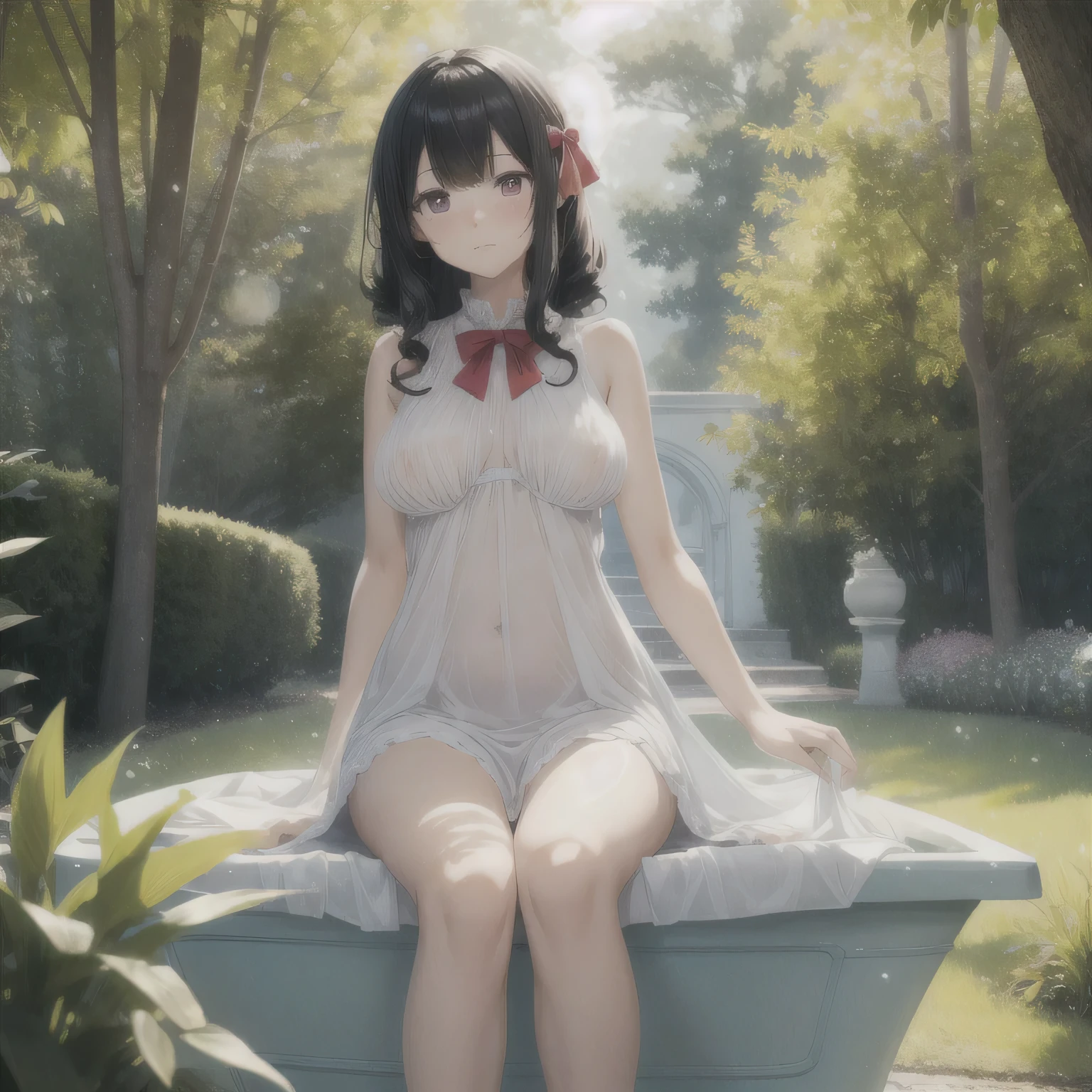 (extremely detailed CG unity 8k wallpaper), (masterpiece), (best quality), (ultra-detailed), (best illustration), (best shadow), (absurdres), 
BREAK
girl, sweat, steam, medium breast, nsfw, light smile, 