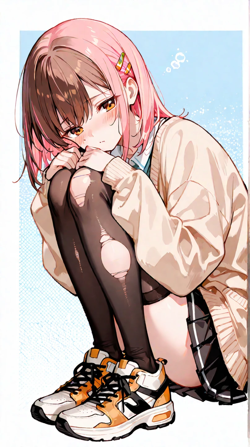 (((focus panties))), ((footjob))、((A girl steps on a boy's penis with her foot and makes him ejaculate))、((A seductive wicked smile)), Yui、low length、(thin)、(((5 years old girl)))、(Bright white skin), (((child girl)))、Brown Hair、Messy hairstyle、(Forehead)、、Grey Eyes、Squint your eyes、white Cropped tank top、(covered nipples), ((Angle from below:1.5)), ((Black tight mini skirt))、belly button、(Thighs), White panties, crotch、(garter belt)、((foot)), Lift your legs a little、((Foot on penis)), In the classroom of an elementary school, ((girl is stomping penis)), 1boy is masochistic, boy is lying, (penis), The boy is exposing his crotch、((eject cum)), ((footjob))、