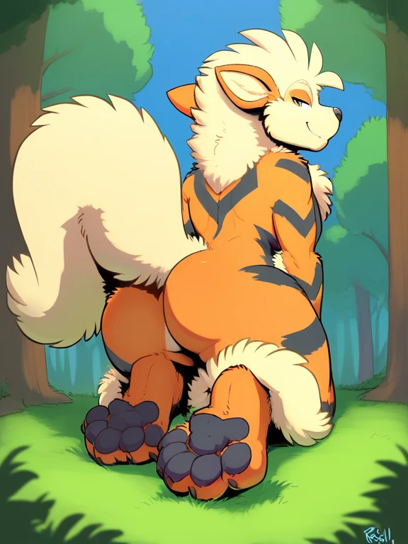 (by darkgem, by boosterpang, by BNG), solo focus, 1femle, female, (feral arcanine:1.6), girly, long hair, (hyper hips:1.4), (hyper pussy:1.2 ), detailed crotch, pussy , laughing, masterpiece, best quality, photorealistic, hyperrealistic, ultra detailed, detailed eyes, accurate eyes,, detailed background, photo background, digital drawing (artwork), girly, bedroom eyes, breeding request, giant, (giant:1.9), (macro:1.6), (outside hillside:1.6), nude, (feminine body),huge nipple, (showing off pussy), puffy nipple,lactating,(gaping pussy),showing off pussy,hyper pregnant,(all_fours:1.4),anus,cum, (pov backside)