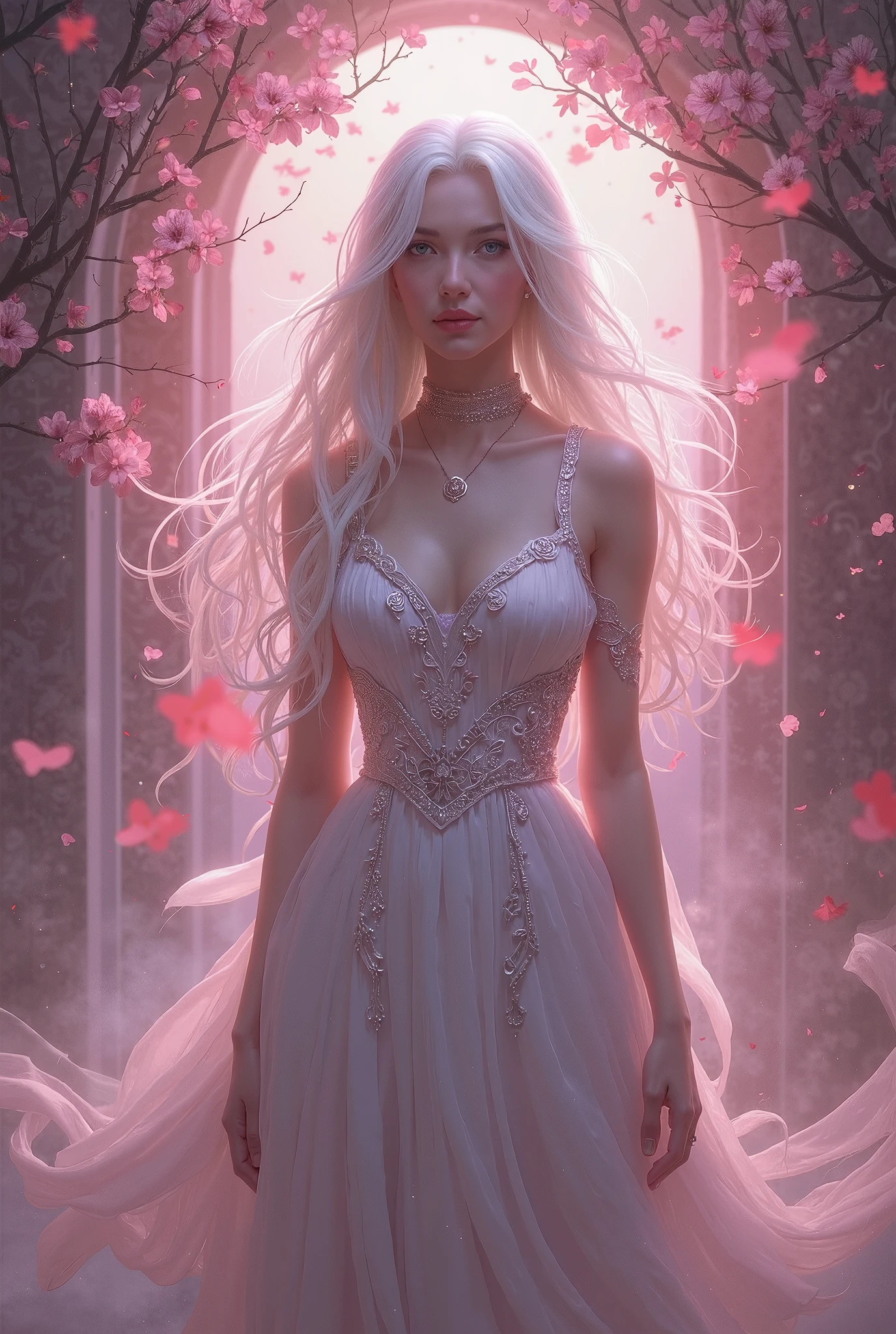 girl, white shirt; Ben Bauchau, Michael Garmash, Daniel F Gerhartz, Clint Cearley, Carne Griffiths, Jean Baptiste Monge, strybk style, warm dreamy lighting, matte background, volumetric lighting, pulp adventure style, fluid acrylic, dynamic gradients, bold color, illustration, highly detailed, simple, smooth and clean vector curves, vector art, smooth, johan grenier, character design, 3d shadowing, fanbox, cinematic, ornate motifs, elegant organic framing, hyperrealism, posterized, masterpiece collection, bright lush colors, TXAA, penumbra, alcohol paint, wet gouache 4k, hyper realistic, masterpiece, highly detailed, digital painting, best quality, highres, detailed work, post-processing, perfect result, perfect face, perfect eyes