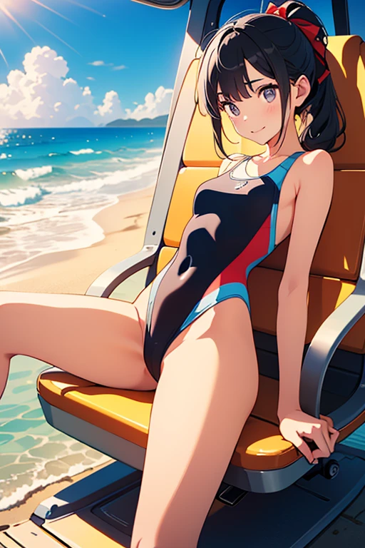 fine、tomboy、bikini、Swimwear、2 girls、Flirting