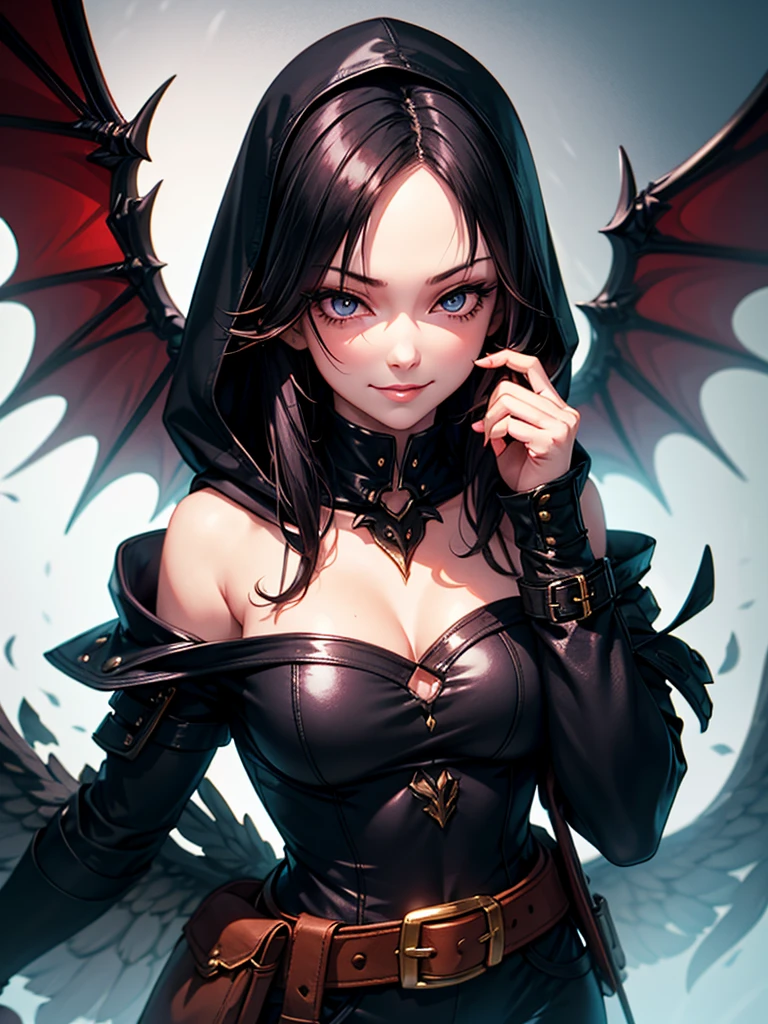 (best quality,4k,8k,highres,masterpiece:1.2),ultra-detailed,(realistic,photorealistic,photo-realistic:1.37),black hair,silver eyes,female succubus,black armor,sharp focus,vivid colors,portrait,dark fantasy,glowing red runes,demonic beauty,ominous atmosphere,golden crown,leathery wings,shadowy background