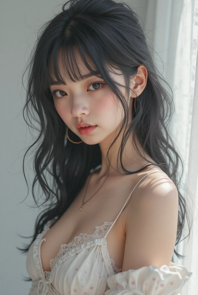(最高qualityのディテール)、Realistic、8K Ultra HD、High resolution、(One Girl:1.2),(Fatal Beauty,Attractive beauty) ,(A supple and powerful physique),(Sensual charm),(Mysterious charm:1.1),(Captivating silhouette),The 超detailedな、高qualityのテクスチャ、Intricate details、detailed、非常にdetailedなCG、高qualityの影、detailed 美しく繊細な顔、detailed 美しく繊細な目、Written boundary depth、Ray Tracing、20th generation、Cute K-Pop Girls、(The Face of Ulzan in Korea)、Thin face、(Urzan-6500-v1.1:0.6)、PurerosFace_v1、Glowing Eyes、Perfect body、 Viewer Display、(最高qualityのディテール:1.2)、Realistic、8K Ultra HD、High resolution、Close-up of a woman， realistic girl rendering, 8k artistic german bokeh, Enchanting girl, Real Girls, Gurwitz, Gurwitz-style artwork, Girl Roleplay, Realistic 3D style, cgstation Popular Topics,, 8K Portrait Rendering,（truth，truth：1.4），(Sparkling eyes girl:1.2)、The 超detailedな、高qualityのテクスチャ、Intricate details、detailed、非常にdetailedなCG、高qualityの影、detailed 美しく繊細な顔、detailed 美しく繊細な目、Written boundary depth、Ray Tracing、20th generation、Cute K-Pop Girls、(The Face of Ulzan in Korea)、Thin face、(Urzan-6500-v1.1:0.6)、cheek、Glossy Lips、、High resolution, Best image quality, 最高quality, Realistic, 超detailedな, Photo realistic, 4K 8K Ultra HD Full Color RAW Photos, Fujifilm(Medium format), Hasselblad, Carl Zeiss, Incredible dynamic range photography(utility_art：Smooth-768:1.1),High resolution, High pixel count, 明確なdetailed, Clear images, Natural color reproduction, Noise Reduction, High fidelity, quality, Software Improvements, Upscaling, Optimized Algorithms, Professional-level retouching,

1. Oversized coat:

The coat is、Choose an oversized design that covers from shoulders to knees.。Color is classic navy or black、or warm khaki or beige, hang on.、Choose colors that match the season。
2. Knitted sweater or turtleneck:

To protect yourself from the cold、Knitted sweater or turtleneckを選択してください。Match the texture and color of the knit to the coat.。
3. Wide leg pants:

For pants, Choose a wide-leg design、Combines ease of movement and style。Denim in dark tones or black trousers will look good.。
4. Knee-high boots:

What is included in an oversized coat、足首からふくらはぎまでカバーするKnee-high bootsとの組み合わせ。Boots are black or dark brown and chic.、Gives a stylish impression。
5. accessories:

シンプルなゴールドまたはシルバーのaccessoriesを選択してください、Add elegance to your outfit。for example、Long necklaces and large earrings are recommended.。
6. Handbags:

Handbags、Choose a color that matches the tone of your outfit.。Shoulder bags and tote bags are convenient and stylish。
7. Compensateと髪型:

Compensate, Choose natural colors that flatter your skin。Wavy Hair、By creating loose curls、Appeal to softness。