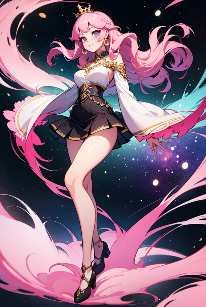 16k, hyper HD, retinas, Masterpiece, ccurate, Anatomically correct, High details, Best quality, High quality, A high resolution,Pink hair,shairband,hair adornments,dual horsetail,Sleeveless dress,short skirt,Hosiery,White tights,In the daytime,Long hair and medium breasts,Brilliant,opulent,first person,illustration,quadratic element,Exposed panties,Open navel,big assa,cropped shoulders,white panties,cosplay,Asia face,16 yaers old,s girl,Long legs,lacepantyhose,full bodyesbian,Barefoot