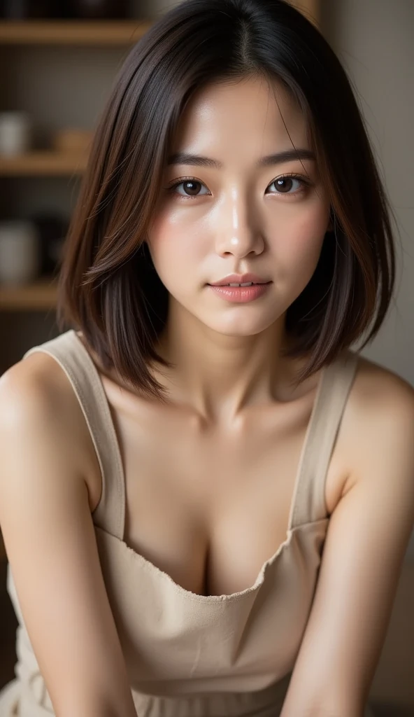 Facing viewer