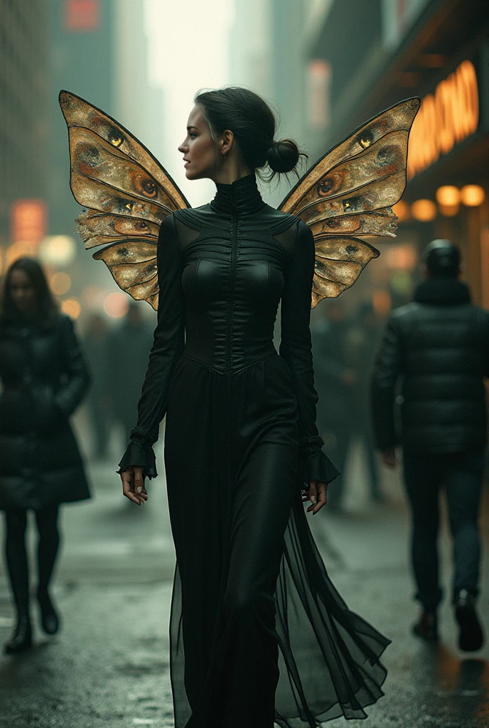 The most beautiful,thin,most pretty and clever Malaysian muslimah adult girl wears butterfly lycra turtleneck unitard catsuit covered with white polkadots with a pair of wings.She always wear lycra dancewear stretchy hijab covered with many white polkadots with a pair of long antennae.