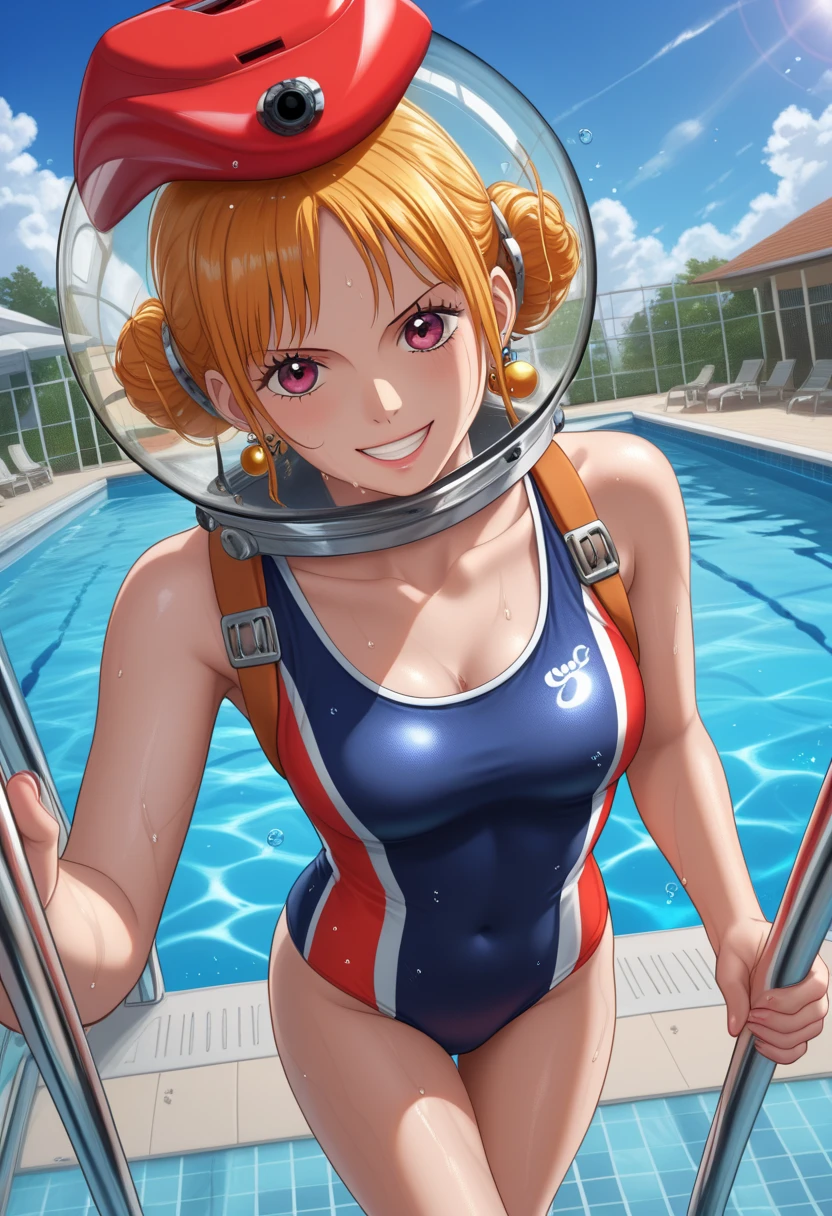 Nami de one piece desnuda follando con luffy