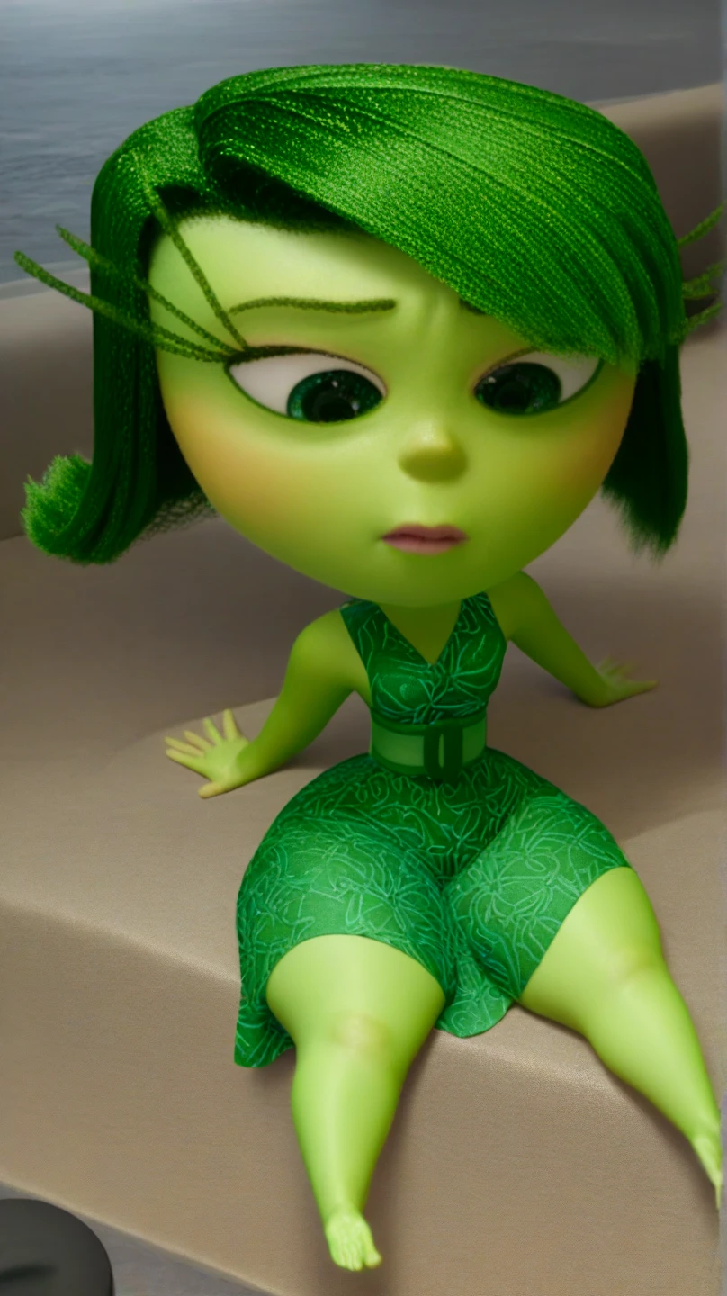 1girl, solo, di_st, green hair, green eyes, looking at viewer, squatting, front view, spreading legs, platform heels, score_9, score_8_up, score_7_up, sexy tongue panties, Wear sexy lingerie, slutty lingerie (((Luxury underwear))), blushing, smiling, camel toe, inside in room,Masturbation,Bend over,Back view, ass to camera, focus to ass, is shy,Camel toes, volumetric lighting, sunlight, bright, lying on desk, from behind, small bottom