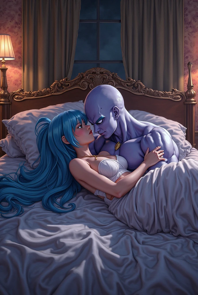 Bulma cheating on Vegeta with Bils
