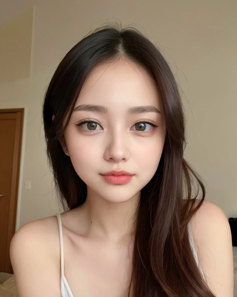 ((best quality)), ((masterpiece)), (detailed), perfect face,((Asian)),(beautiful),looking strait, head to shoulders, body strait, close up