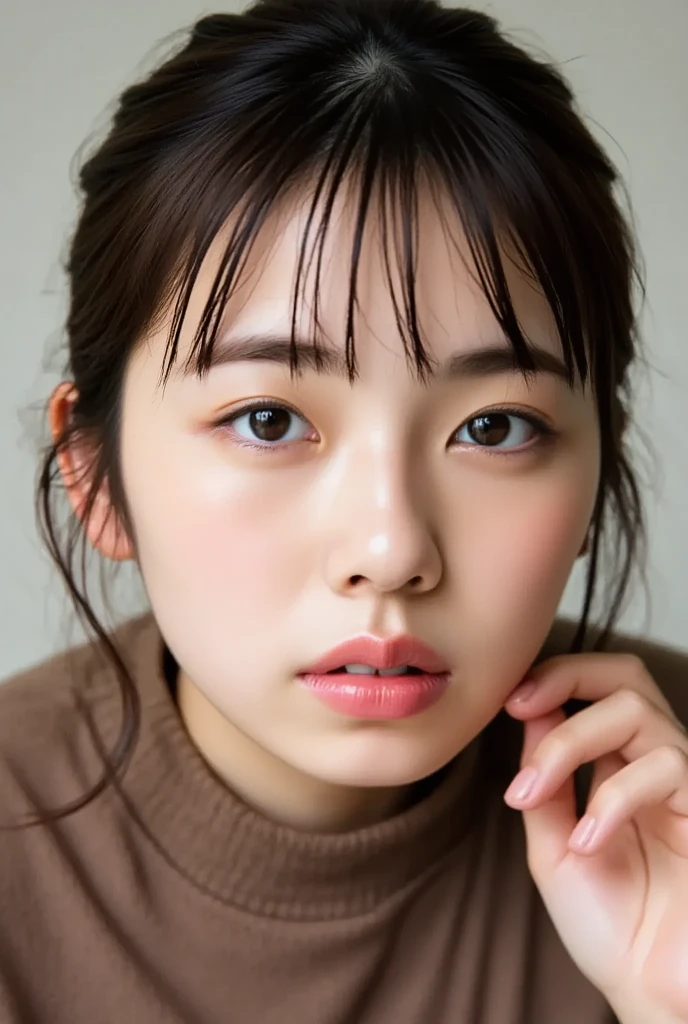 (( Highest Quality )), ((masterpiece)), ( details),    First-Person Perspective    ,1 adult female,     sexy,(  Having Sex In The Bedroom ),((Big Breasts, black hair)),((Big Breasts,  completely naked, short bob hair))  , (( unadorned))