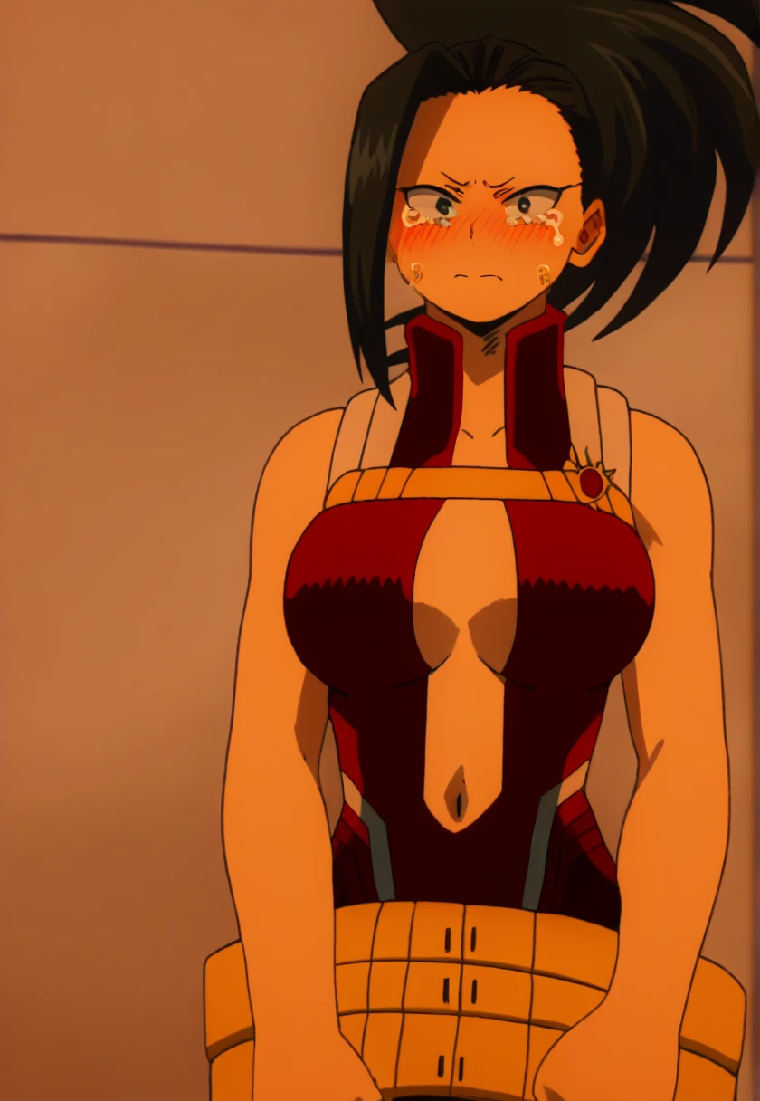 score_9, score_8_up, score_7_up, source_アニメ, Sex, long penis, cum shot in penis, small breasts, naked , Nude, 1 boy, 1 girl, woman on top,Concept - better cheek pinching and mouth pull, penis clamped by breasts, open your mouth, drooling, Yaoyoruzu Momo Eight million peaches / My Hero Academia