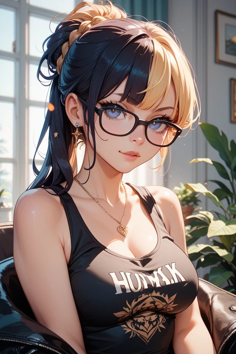 (extremely detailed CG unity 8k wallpaper, best quality, masterpiece),high saturation, VTuber model,fall scenery, Autmn,forest,leaves,igusa,wind,bokeh,dynamic pose,moe expression,floating,cute,rich color palette, Volumetric light.