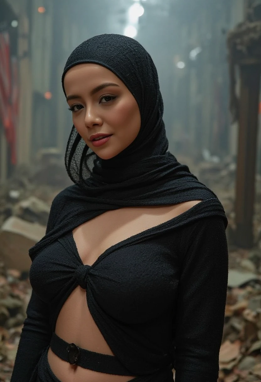 Rose blackpink masterpiece, ultra realistic,32k,intricate details, sharp focus, realistic, seductive pose, black eyes, jewelr, lips, realistic, wet skin, shiny ski indonesian clothes, bali, balinese, cityscape,karya agung, sangat realistis,32k,detail rumit, fokus tajam, realistis,