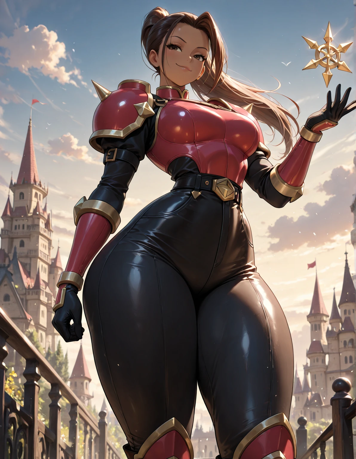 Giant kaiju  Incredible gorgeous robot woman chichona with large round heavy saggy droopy tits a small toned waist wide tapered hips,shes fucking Godzilla, wearing red lens visor partial helmet, stomping and creating havoc in the city, beautiful perky round tear shaped ass, long sexy legs toned squishy thighs, metal black hair and sexy figure, her skin is made of metal partial armor, GORGEOUS, enchanting beauty dangerous, delicate soft features, attractive sensual eyes, ,metal skin,doll, doll joints,robot girl, cute, shes is a robotic sex whore,robo sex cyborg, cyborg sex slave