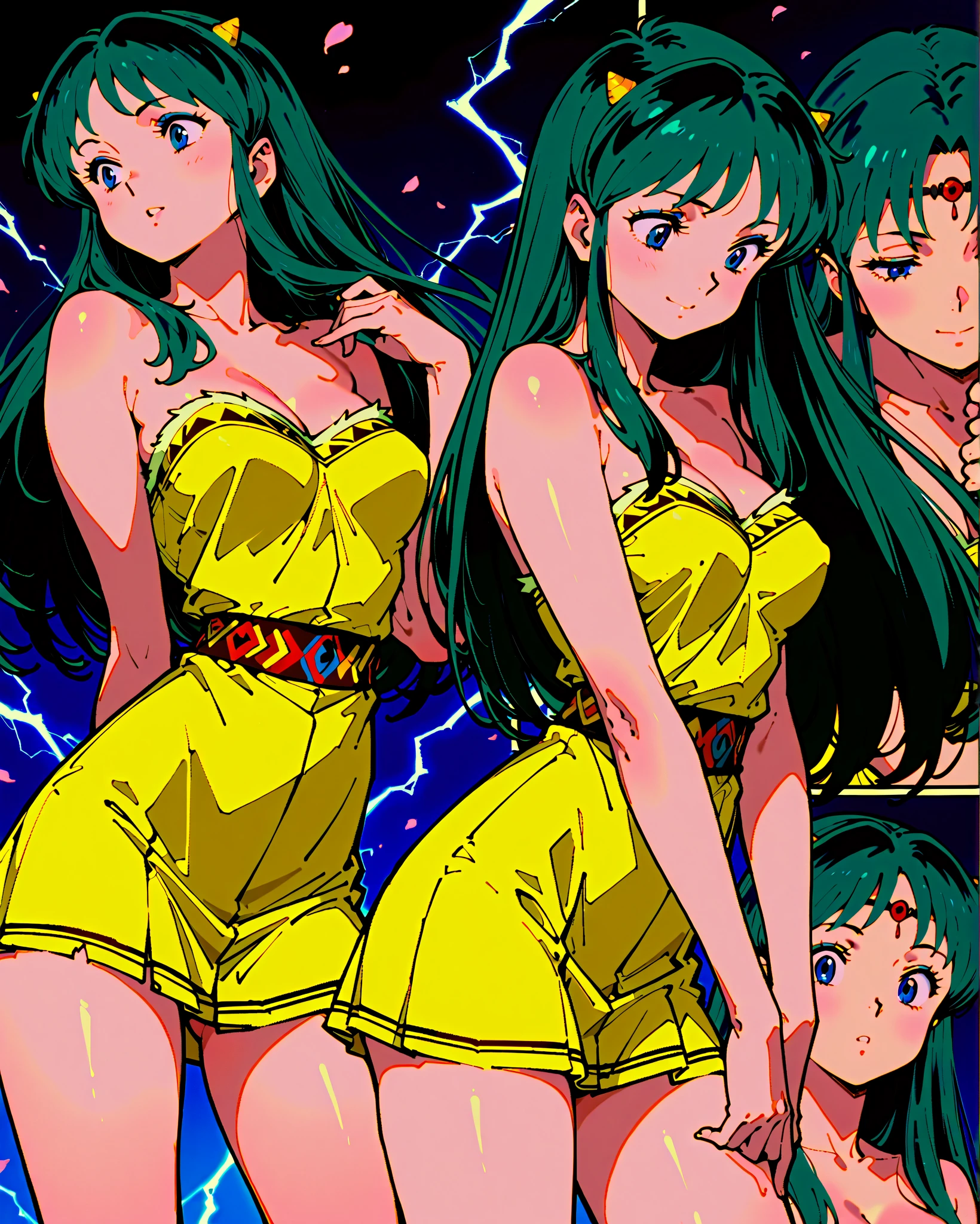 multiple Waifu, mothers gathered , smiling, milfs, masterpiece, curvy, breasts, moon, full moon, gloves, multiple girl, clenched teeth, cleavage, large breasts, teeth, aqua hair, brown hair, grey hair, ((white tank top:1.6)), blue eyes, rating:explicit,rule34, hardcore, tits,(( high ponytail:1.4)), clenched hands, night, sky, ((brown cargo pants:1.4)),(white skin:1.4), bare shoulders, blue hair, clenched hand, rating:questionable, (((multiple characters:1.5))), belt, solo, angry, lip biting(gigantic and massive tits:1.1), breasts, official illustration, illustration, detailed face, beautiful intricate eyes, curvy milf, 1:2), closeup, titsnipples