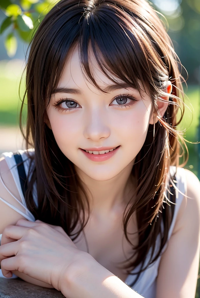 1 girl, full shot, (full nude:1.2), (RAW Photos, highest quality), (Realistic, Photorealistic:1.4), Very delicate and beautiful, Very detailed, 2k wallpaper, wonderful, finely, Very detailed CG Unity 8k 壁紙, Very detailed, High resolution, Soft Light, Beautiful detailed girl, Very detailed目と顔, Beautiful and detailed nose, Finely beautiful eyes, Cinema Lighting, in her room, that&#39;it&#39;s snowing, snow fell in my hair, Perfect Anatomy, Slender body, Was nervous, 
Straight semi-long hair, bangs, Looking at the audience, smile