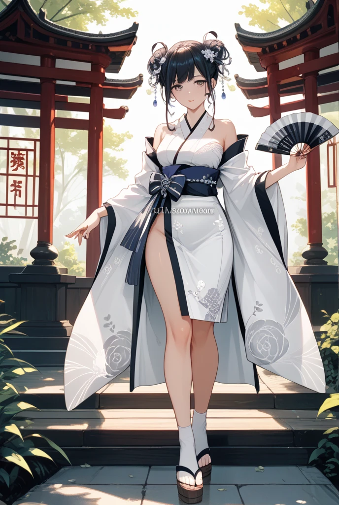Kujou Sara | genshin impact, master-piece, bestquality, 1girls,25 years old, proportional body, proportional., Wedding Dresses, White Wedding Dress, Long skirt, wedding, ,bara, Standing in the middle of a flower garden, outdoor, wedding, The sky is beautiful, In a paradise of love and happiness................................, The bride wears a Japanese dress and a seductive smile................................, The passage of time stops at theirs................................, On this wedding day of love and happiness................................, Bright and beautiful flowers, Holding it in her hands symbolizes the envelopment of love................................, Love and friendship through the transmission of flowers, In a paradise of love and happiness................................, A bride in a yukata wearing a masika................................, It is a form of beauty and elegance................................, Show your spouse your heart..............................., In a paradise of love and happiness................................, Kochikugisa is the tree of new beginnings................................, And their love and affection............................., And suck a lot of love................................, Flowers represent love and peace................................, In a paradise of love and happiness................................, View viewers from the front., Thigh strap, Head tilt, bored, 10, 10, HD, slight smile,