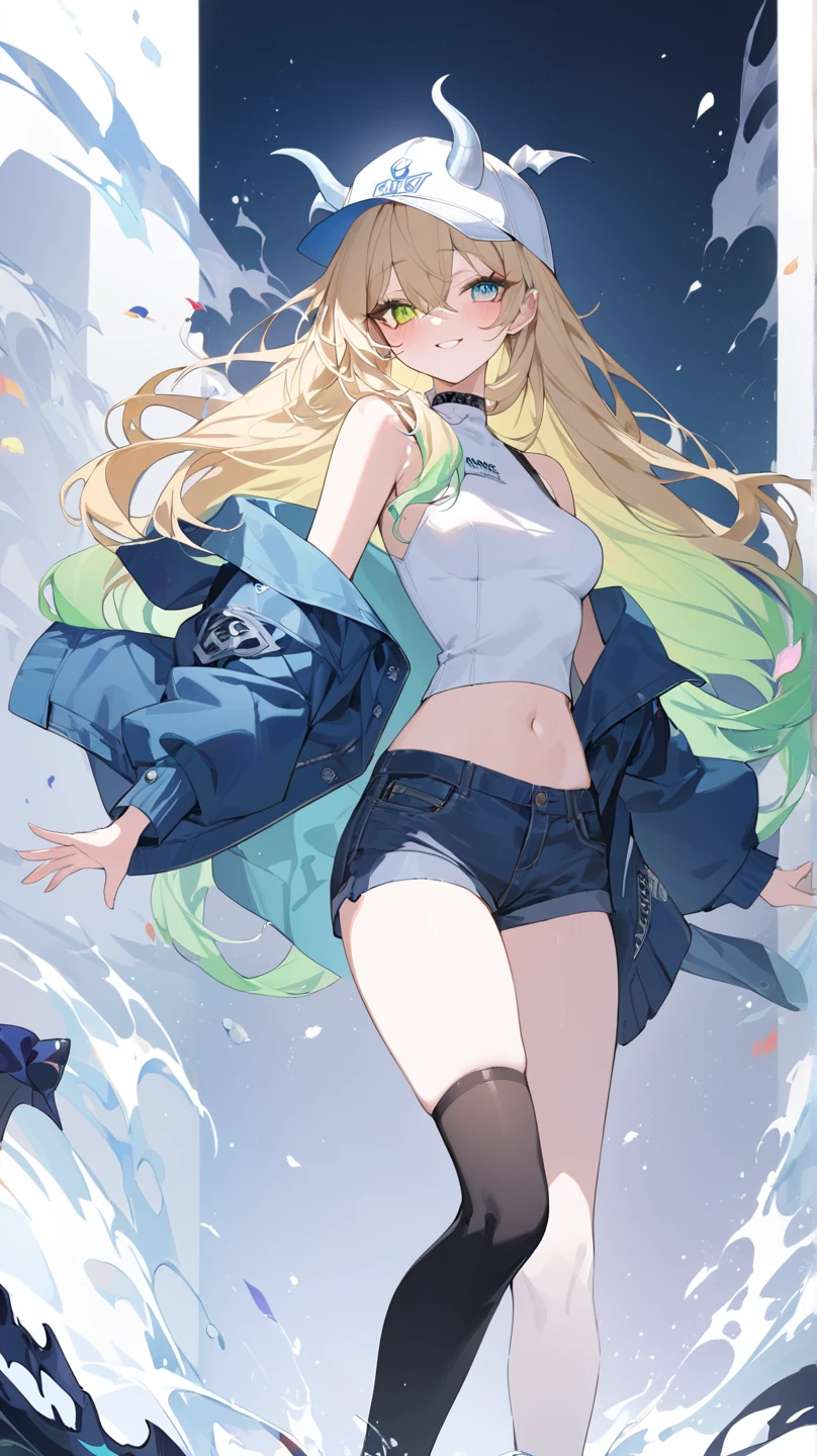 Cool Wet Water Beauty Loli Shy A Man Broken Bra Broken Panties Full Body Long Hair Blonde Eyes Original God Shivering No Outerwear No Skirt No Pants Maple Leaf Pick and Dye Side Leak Clothes Damaged