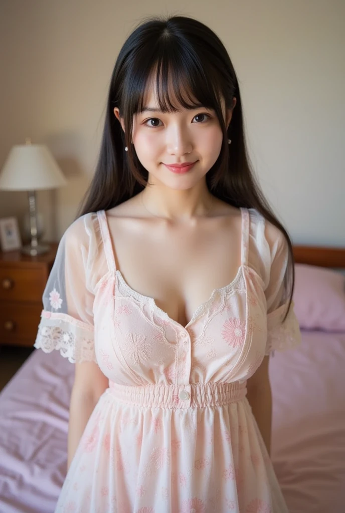 (Best-quality, Masterpiece, Ultra-High-Resolution, (Photorealistic:1.4), Raw Photo, depth of field, professional lighting, perfect ???????, extremely details), 1girl, 15-years-old, the most famous Japanese idol, (((wearing summer-dress))), ((((drunk, intoxicated, inebriated)))), ((((extremely beautiful and extremely realistic skins)))), (extremely cute face like the most popular Japanese idol), ((((extremely cute and extremely big black-round-eyes)))), (extremely beautiful black-long-hair), (extremely cute long-eyelashes), (extremely cute lips), (perfect body)