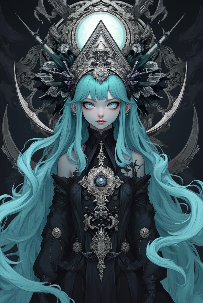 symbiotic woman in celestial plane, astral walkers, skull headdress,