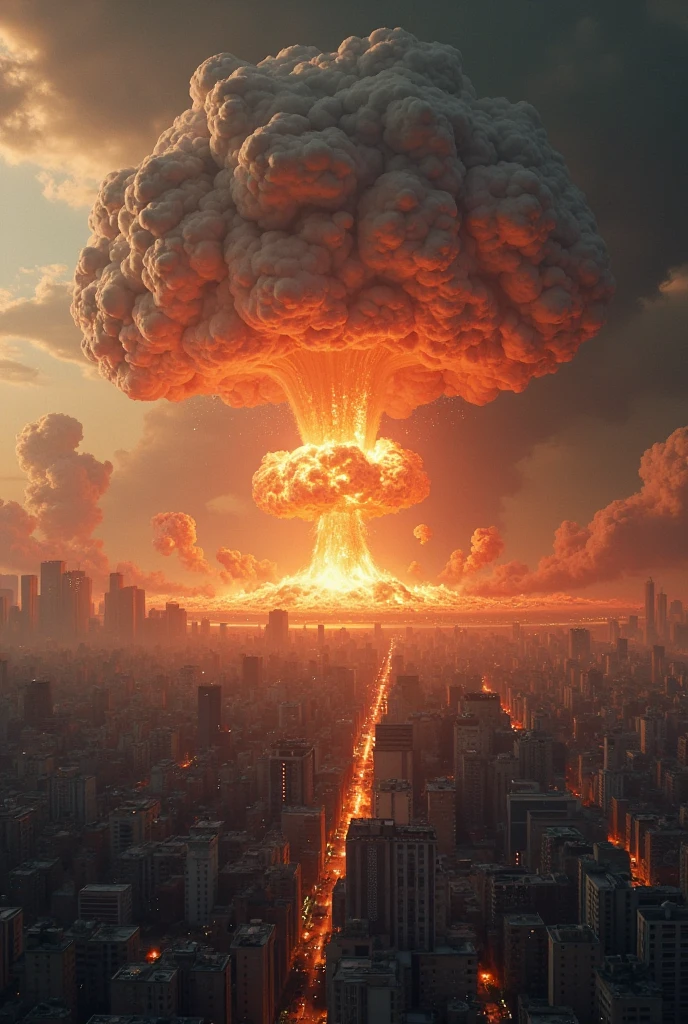 Nuclear explosion in a metropolis