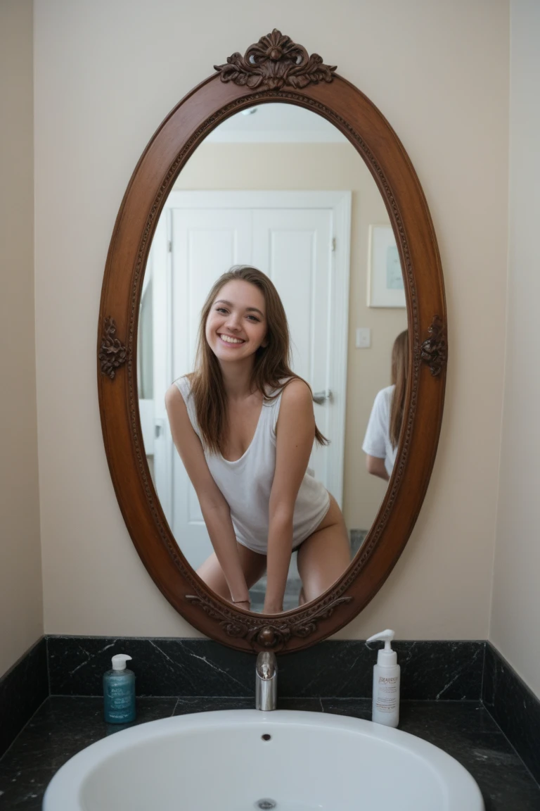 Naked playing with herself
