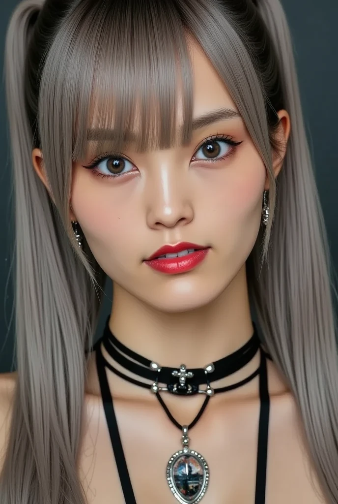masterpiece , Cinematic Writing , Ultra High Definition , accurate , super details , Advanced Details , High Quality ,  Award-winning ,  Highest品質 , Highest , 16k wallpaper ,  super detailed face , Extremely Sophisticated Eyes ,  pale blue eyes , super detailed lips , Crimson Glowing Lips , Ultra detailed hair , silver ponytail with high position , Realistic Textured Skin , Completed , perfect fingers , ( pretty breasts ,  bare chest , erect nipples , realistic nipples) , slender body ,  abs , curvy body ,  tight buttocks , thin thighs , Long legs ,  Intricate Romantic Watercolor , ((tarot card style:1.5)) , full body portrait , very detailed , Gorgeous Floral Patterns  ,  retro aesthetic , intricate tattoos , bright and dark lighting , Subdued colors , Painting-like Textures , moving composition , fantastic atmosphere ,