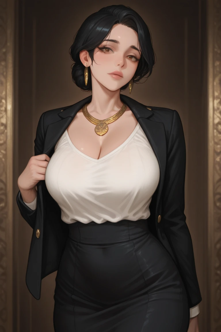 Sexy pose, night, Latina, face, Sweaty, ((masterpiece)), ((highest quality)), ((Intricate details)), (Surreal)), An absurd solution,, Mature Woman, perspective, Very detailed, figure, ((One girl)), (((big)), Perfect hands, Detailed fingers, Beautiful fine details, short hair, Brown eyes, Cleavage, Rainbow Dress, Black Choker, Earrings, stockings, Detailed Background, Perfect Eyes, Viewers from the front, Open legs,