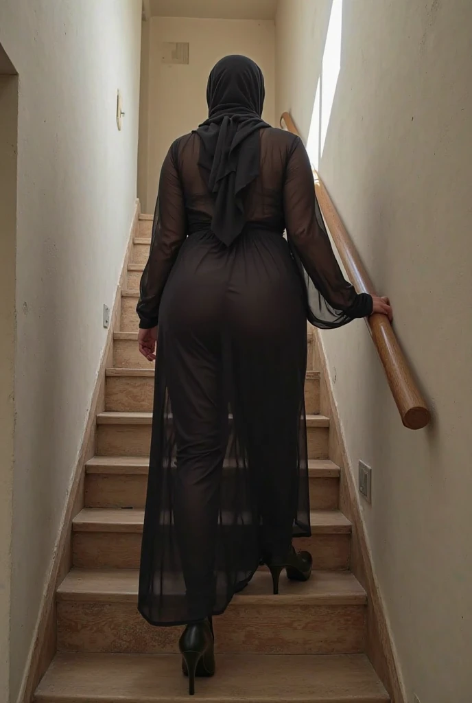 Busty thicc Egyptian mom in store. Sexy see through outfit. Abaya. Optimistic best quality,highres,ultra-detailed,realistic:1.37),curvaceous,mature,voluptuous,curvy, sultry, seductive, alluring, big sexy fat ass hijabi woman mature, thick ass, thick thighs, feet, naked