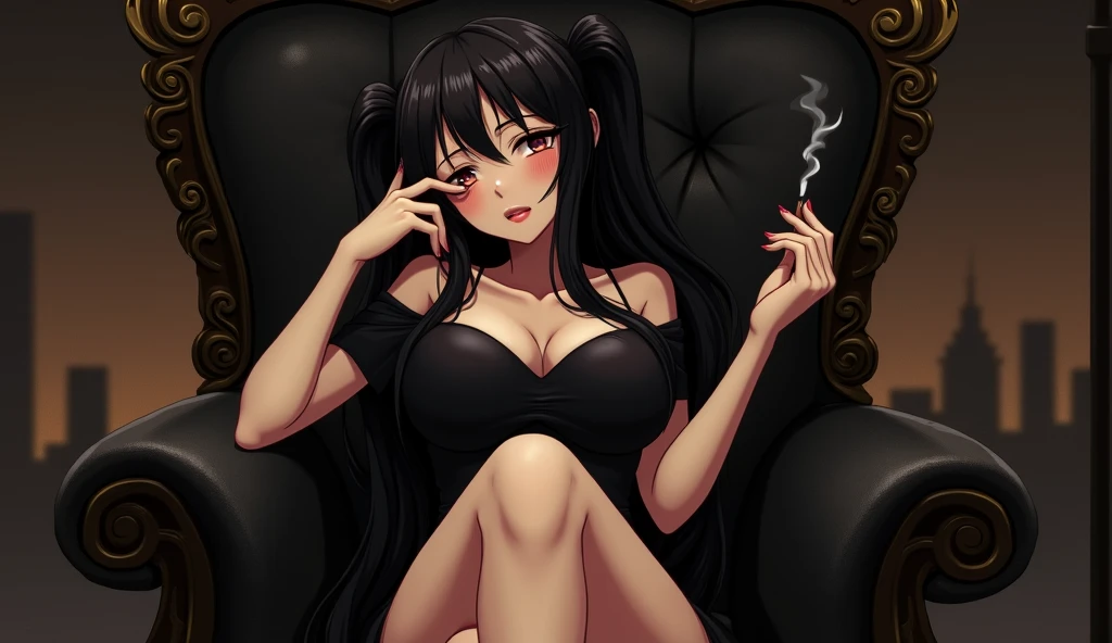 a devil girl smoking cigarettes very fast, sucking extremely hard on cigarette, the cigarette ash is growing very long, very long cigarette ash, piercings, very skinny, devil horns, succubus, pain, on the bed, deep inhale, lots of cigarette ash, ash everywhere, agony and fear, intense drag, cheek hollowing drag, deeply inhaling smoke, nose exhale, smoke coming out of nose, busty