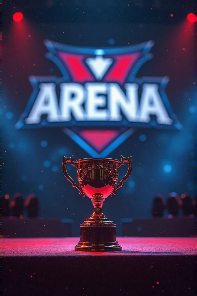 Generate a logo for YouTube of champion arena
Use the best style and best color