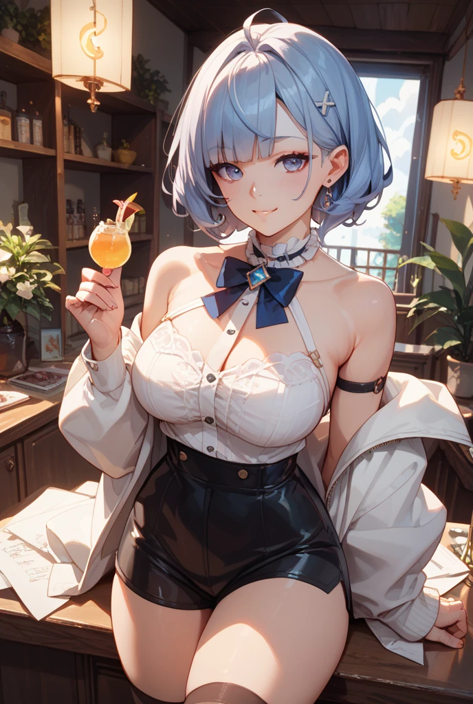 (from above:1.2),a girl , purple color hair、Purplish pink eyes that dreamers desire, (Blonde hair) , small stature, Colossal tits, Lori, (masutepiece:1.2, Best Quality), (finely detailed beautiful eye: 1.2), (beautifull detailed face), (perky chest:1.1), (pointed chest:1.0), (cakes magazine cover:1.3),(Best Illumination, extremely delicate and beautiful), sexy pose,make a cocktail , in a bar counter, ((Cinematic Light)), Dramatic light, (Pale white background:1.5), Short bob hair(1:3)、Ultra Contrast、Braid a little around the ears, White long dress、only has 5 fingers、Her pussy is visible through the white thong、Wet pants、You can see inside your underwear、full of sweat、mocking look、diaper、nffsw,Arms crossed、grab the arm、Shoot from above:1.2,Best Quality、Large breastuscular pussy、Pubic hair,high-level image quality、hightquality、8K,perfect hand、5 fingers、finger pin、Perfect Finger、T back,noise cut、bullet hand、Her hair color should have been a brighter purple.The skirt part is also carefully expressed..、Purple skirt、the skirt is floating in the wind、Dark purple panties、thin Pubic hair ,(with sparkling eyes and a contagious smile),open mouth, highest quality, high resolution,Real World, Natural light,perfect Natural light, Looking at Viewer,