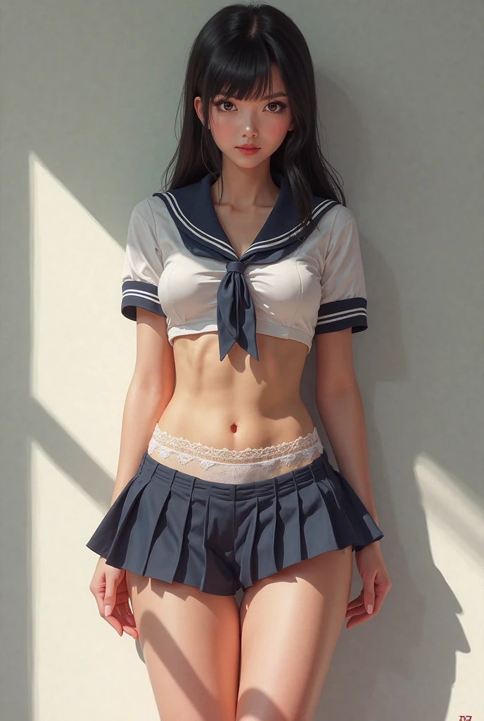 (((Taken from below)))、Crotch enlargement、barechested、18year old、Clearly visible streaks in the crotch、abdominals、(Colossal tits)、an ecstatic look on one's face、Sweating、Ahegao、red blush、Fine sweat all over the body、Pubic area visible、Colossal tits、masterpiece, hi-school girl、Blue Eye、Bright brunette、(School Uniforms:1.5)