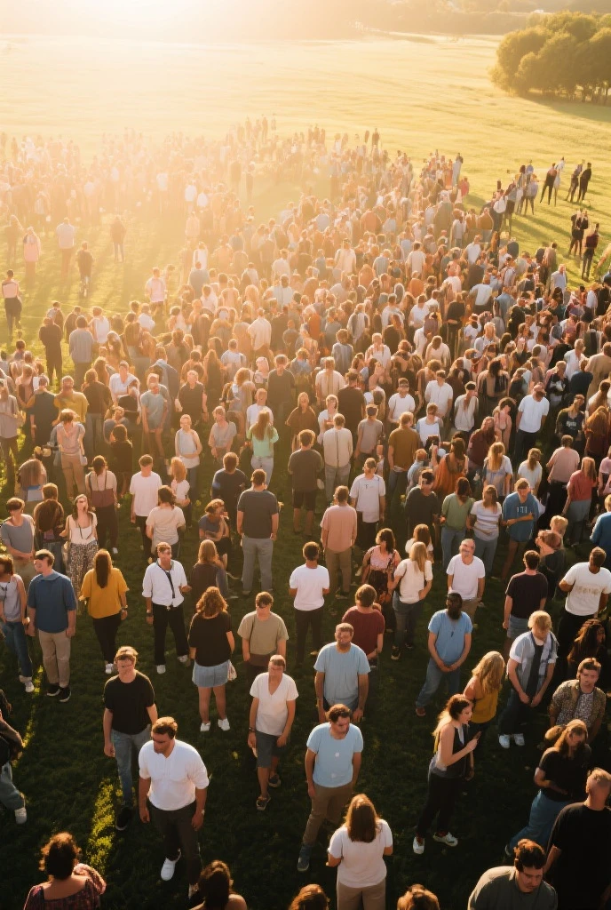 Crowd in show