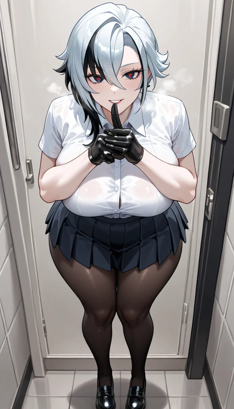 nsfw,High quality,doujin style,Beautiful girl,High-definition illustrations,Masterpiece,drooling,girl,Medium breasts,fall into pleasure,Hentai sex,hardcore,Bitch girl,Clothes are torn,bdsm room background,bdsm,deepkiss,squatting,arms behind head,uncle