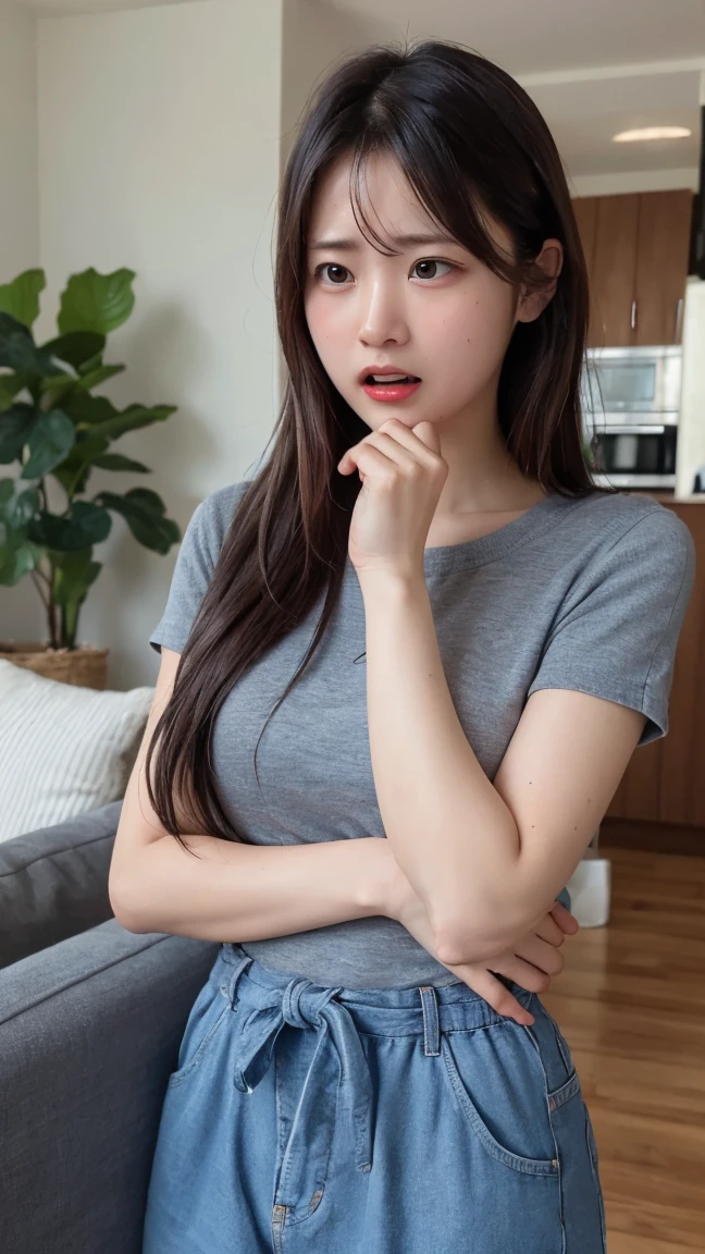 A Japanese Lady，Beautuful Women，(beautiful mature women)，(Female in her 40s)，(governess)，((school classrooms))，Wooden floors，Crawling on all fours，crawling on hands and knees，Kneeling position，Posture with  sticking out，((put out the tongue))，((Drooling))，Kamimei，(Chained collar)， surrealism, F/1.2, Fuji Film, 35 mm, 8K, Super Detail, nffsw, masutepiece, Textured skin, High quality, Best Quality, hard disk