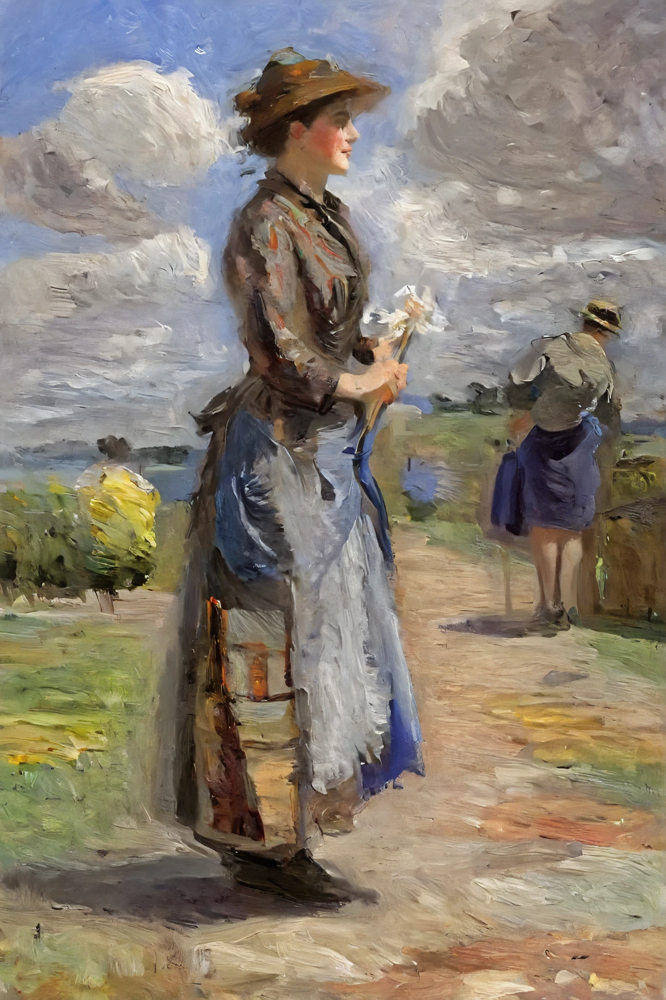 Woman Painting , impressionist paintings standing with many , many painting , many painted , by claude many , クロード・Monet , charles many , style of many , claude many) , Monet , Impressionist Paintings , ブランシュ・オシュデ・Monetによる , calude many style , style of claude many , many . Amazing Lighting ,