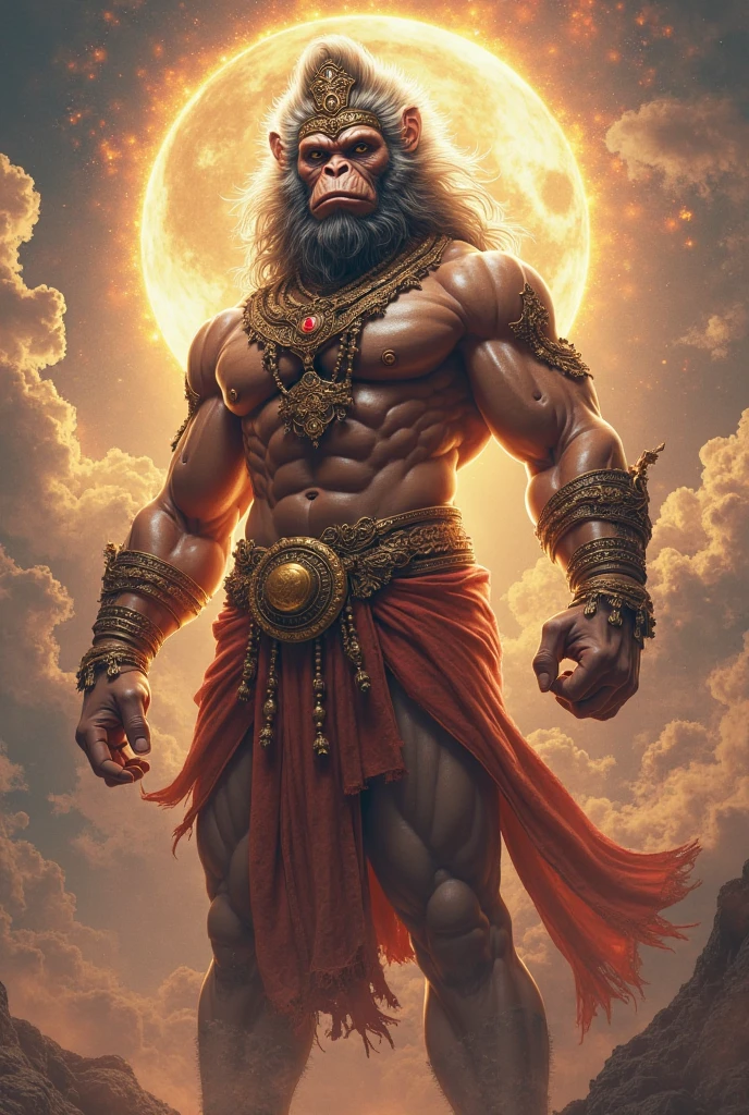 Lord Hanuman in hand Gada 